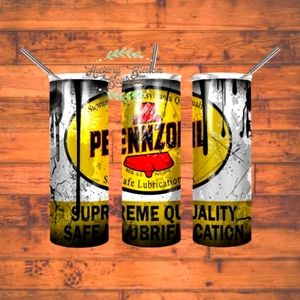 Pennzoil oil greasy 20oz Tumbler